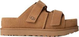 UGG Slippers Dames W Goldenstar Hi Slide Suède Cognac