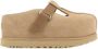 UGG Goldenstar Sand Suède Plateau Slippers - Thumbnail 1