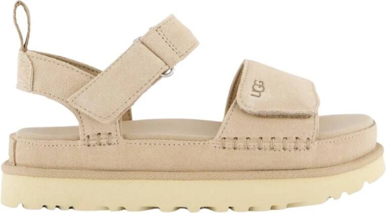 UGG Dames W Goldenstar Maat: 36 Materiaal: Suède Kleur: Beige
