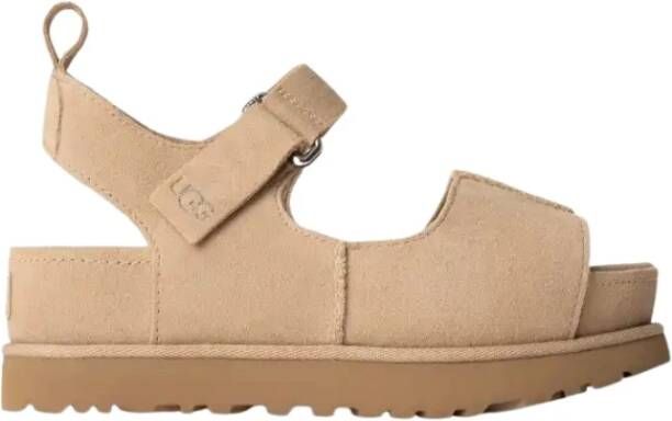 UGG Goldenstar Sandalen Comfortabel Suède Zand