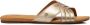 UGG Slippers Dames W Kenleigh Slide Maat: 36 Materiaal: Leer Kleur: Goud - Thumbnail 4