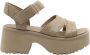 UGG Plateausandaaltjes NEW HEIGHTS ANKLE STRAP wedge-sandaal plateauschoen met praktische klittenbandsluiting - Thumbnail 2