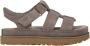 UGG Dames W Goldenstar Strap Maat: 43 Materiaal: Suède Kleur: Taupe - Thumbnail 1