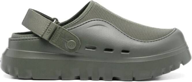 UGG Groene Chunky Sole Touch-Strap Schoenen
