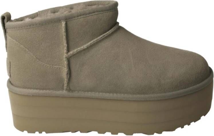 Ugg Klassieke Ultra Mini Platform sneeuwlaarzen Green Dames