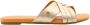 UGG Slippers Dames W Kenleigh Slide Maat: 36 Materiaal: Leer Kleur: Goud - Thumbnail 6