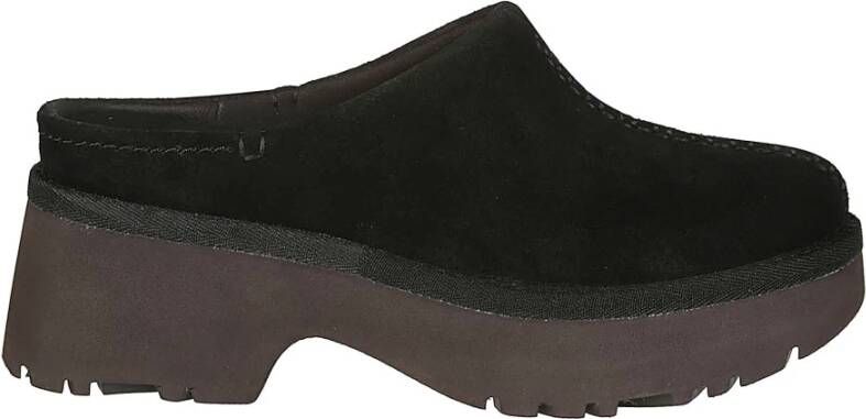 Ugg Heeled Mules Black Dames