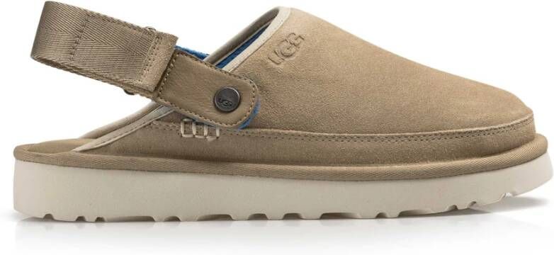 Ugg Clog Heren Slippers en Sandalen Beige Maat: 43 Suède Foot Locker - Foto 5