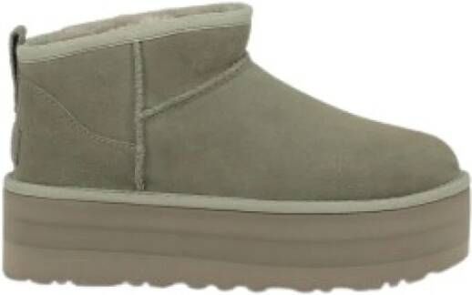 Ugg Classic Ultra korte laars met plateauzool voor Dames in Green