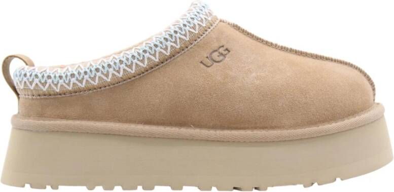 UGG Pantoffels Dames W Tazz Maat: 39 Materiaal: Suède Kleur: Beige