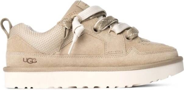 UGG Lage Sneakers Heren M Lo Lowmel Maat: 42 Materiaal: Suède Kleur: Beige