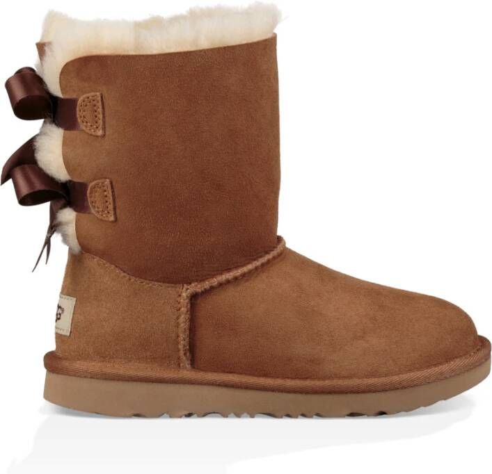 Ugg Short Bailey Bow II laarzen voor Grote Kinderen in Brown Shearling