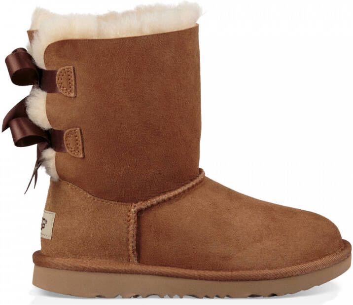 Ugg Short Bailey Bow II laarzen voor Grote Kinderen in Brown Shearling