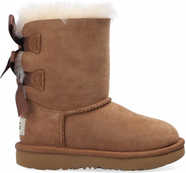 Ugg K Bailey Bow II Snow Boots Beige Unisex