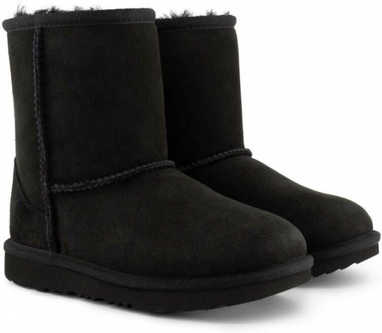 Ugg Classic ll suède enkelboots zwart Suede Effen 32.5 - Foto 4
