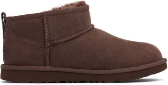 UGG Vachtlaarzen Dames W Classic Ultra Mini Maat: 38 Materiaal: Suède Kleur: Bruin