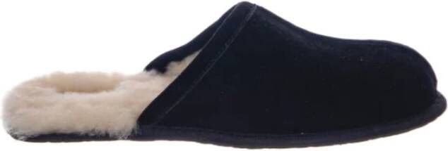 UGG Pantoffels Heren Sloffen Instappers Wol Harde zool Open hiel 1101111 Zwart - Foto 7