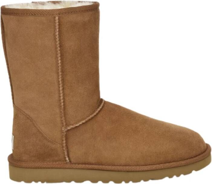 UGG CLASSIC SHORT NEW M Heren laarzenDames laarzenHeren Vachtlaarzen Cognac - Foto 3