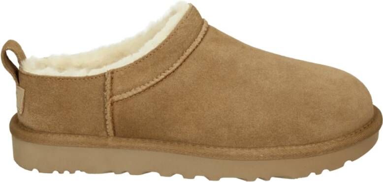 UGG Instappers Dames W Classic Micro Maat: 42 Materiaal: Suède Kleur: Cognac