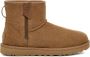 UGG Vachtlaarzen Dames Classic Mini Bailey Zip Maat: 42 Materiaal: Suède Kleur: Camel - Thumbnail 1