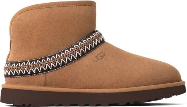 UGG Klassieke Mini Crescent Leren Laarzen