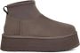 Ugg Boots & laarzen Grey suede Classic Mini Dipper ankle boots in grijs - Thumbnail 9