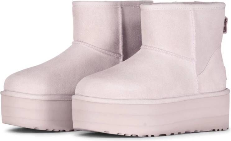 Ugg Klassieke Mini Platform Laarzen Pink Dames