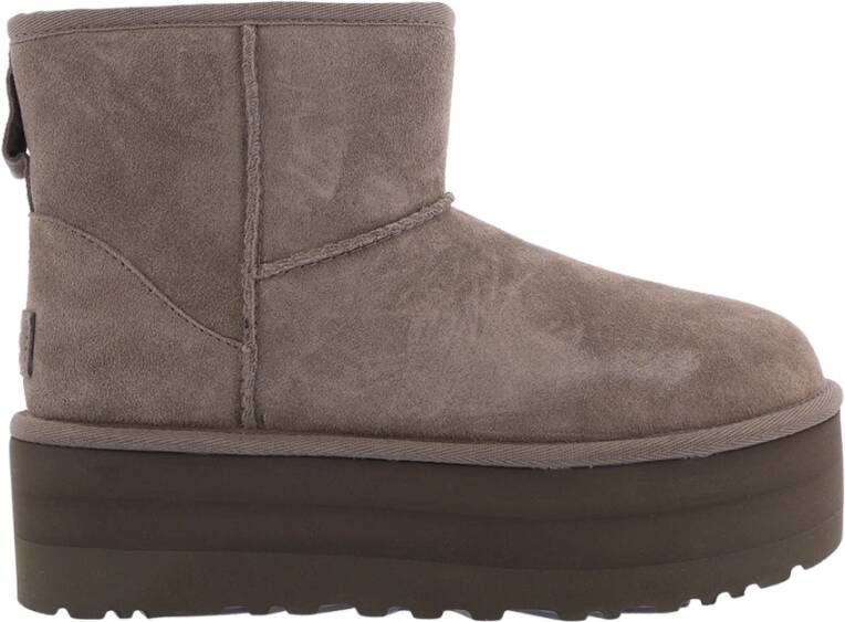 Ugg Classic Mini-laars met plateauzool voor Dames in Smoke Plume