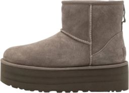 Ugg Classic Mini-laars met plateauzool voor Dames in Smoke Plume