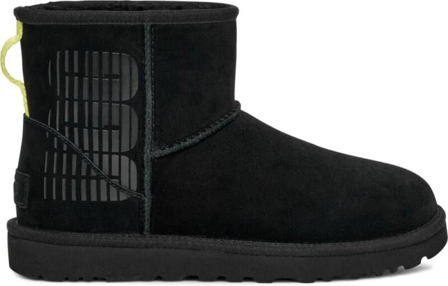 Ugg Klassieke Mini Side Logo Laarzen Black Dames