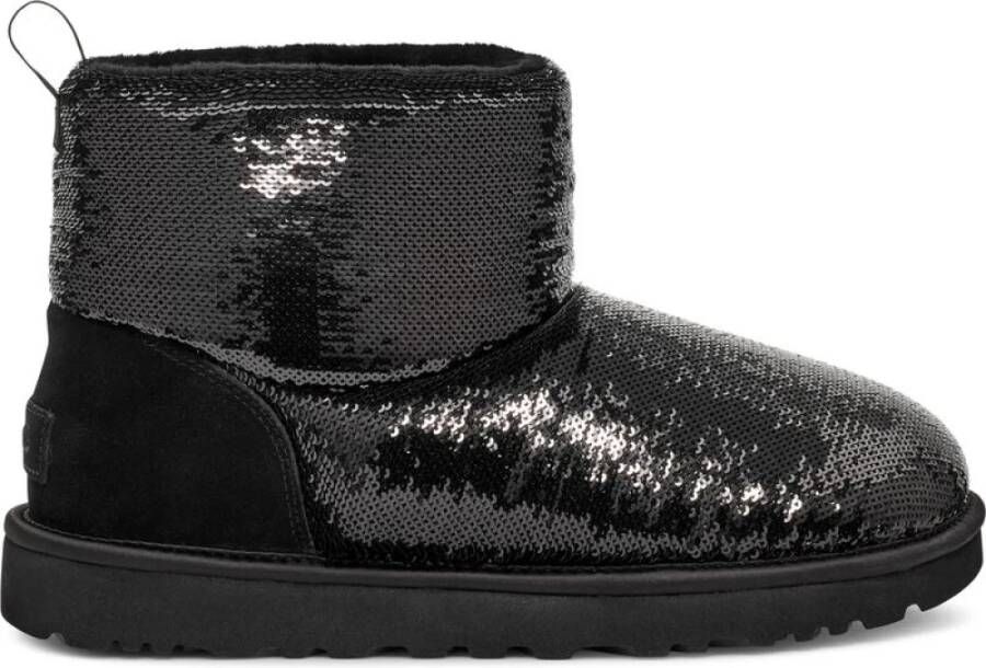 Ugg Klassieke Mini Spiegel Dameslaarzen Zwart Dames