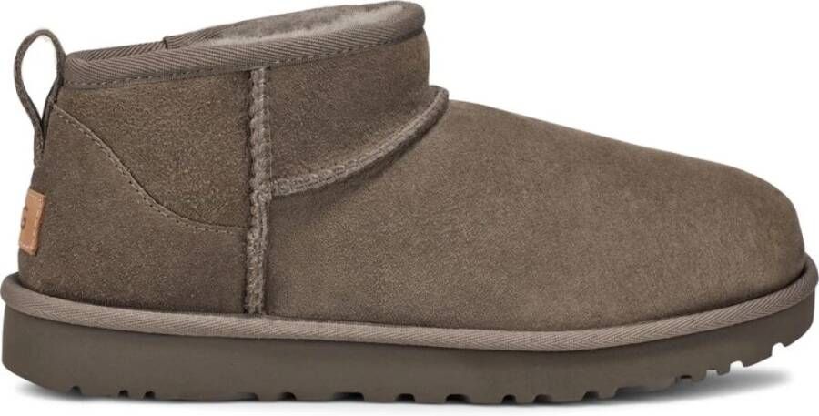 Ugg Classic Ultra Mini-laars voor dames in Smoke Plume