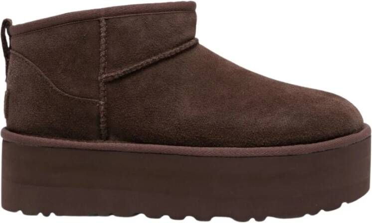 Ugg Classic Ultra korte laars met plateauzool voor Dames in Brown