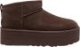 UGG Vachtlaarzen Dames W Classic Ultra Mini Platform Maat: 42 Materiaal: Suède Kleur: Bruin - Thumbnail 1