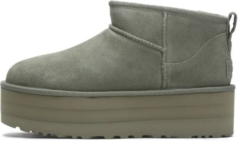Ugg Classic Ultra Mini Platform-laars voor dames in Shaded Clover