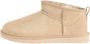 Ugg Klassieke Ultra Mini Schapenleren Laarzen Beige Dames - Thumbnail 1