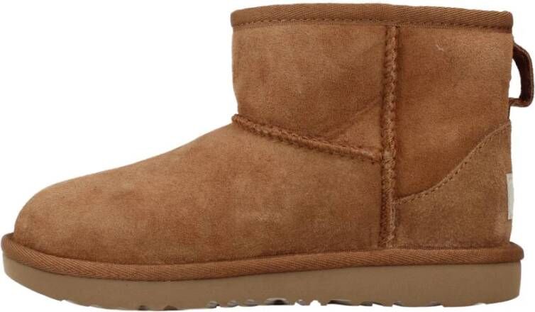 Ugg Classic Mini II suède enkelboots camel Bruin Suede 33.5 - Foto 5