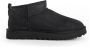 UGG Klassieke Zwarte Suède Shearling Laarzen - Thumbnail 1
