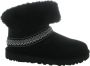 UGG Vachtlaarzen Dames Classic Short Crescent Maat: 43 Materiaal: Suède Kleur: Zwart - Thumbnail 1