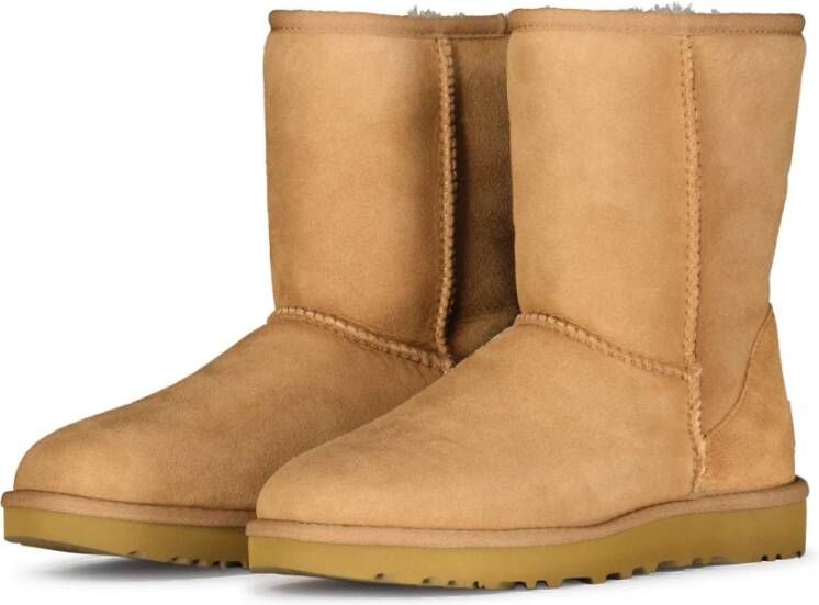 UGG Klassieke laarzen Heren Boots Laarzen Herenschoenen Suède Classic short Cognac - Foto 8