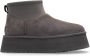 Ugg Boots & laarzen Grey suede Classic Mini Dipper ankle boots in grijs - Thumbnail 1