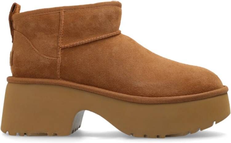 Ugg Laarzen Klassiek Ultra Mini Nieuwe Hoogtes Brown Dames
