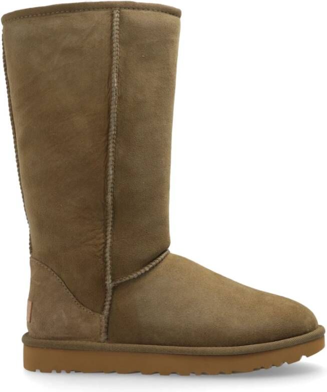 UGG Vachtlaarzen Dames Classic Tall Ii Maat: 37 Materiaal: Suède Kleur: Groen