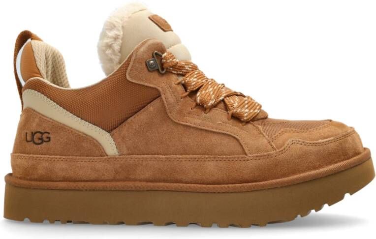 UGG Lage Sneakers Heren M Lowmel Maat: 45 Materiaal: Suède Kleur: Camel