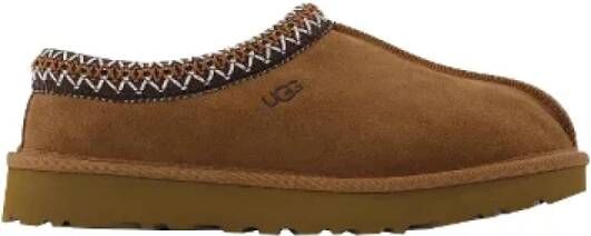 Ugg Leather flats Brown Dames