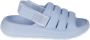 Ugg Lichtblauwe rubberen slipper met klittenbandsluiting Blue Dames - Thumbnail 10