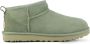 UGG Vachtlaarzen Dames W Classic Ultra Mini Maat: 36 Materiaal: Suède Kleur: Groen - Thumbnail 1