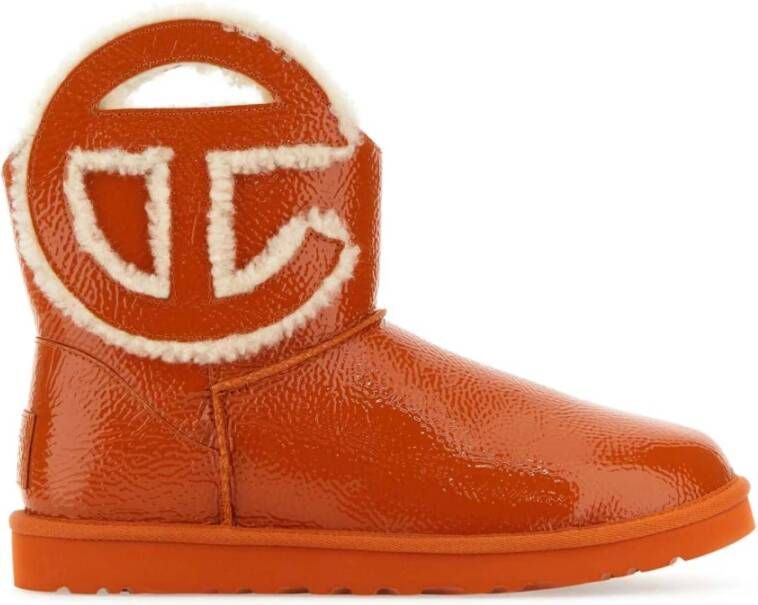 Ugg Logo Mini Crinkle Enkellaarzen Orange