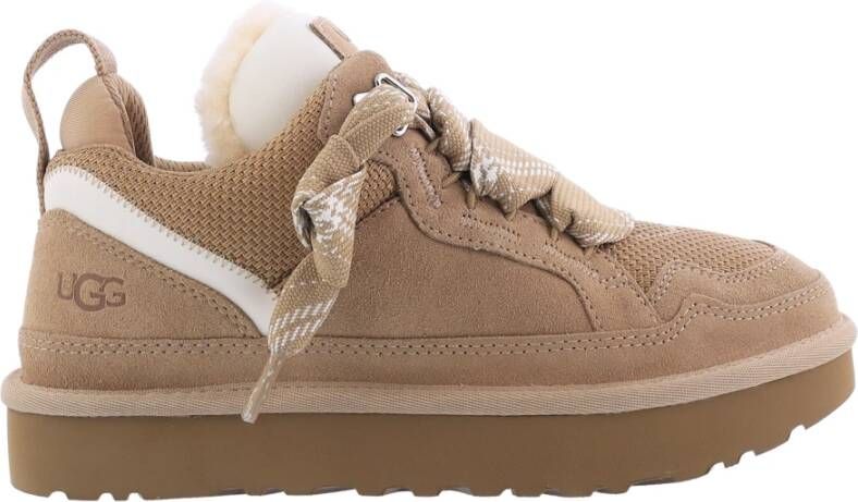 UGG Lage Sneakers Dames W Lowmel Maat: 40 Materiaal: Suède Kleur: Beige