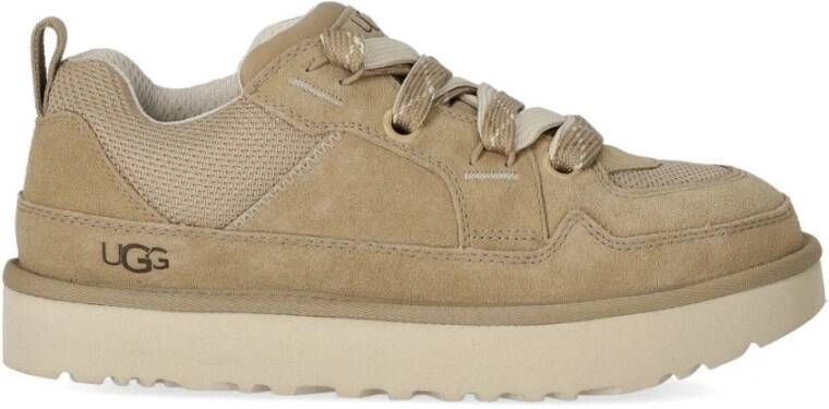 UGG Lage Sneakers Heren M Lo Lowmel Maat: 49 5 Materiaal: Suède Kleur: Beige